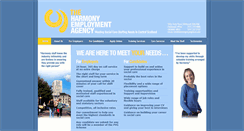 Desktop Screenshot of harmonyemployment.com